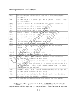 Aermap userguide under-revision | PDF