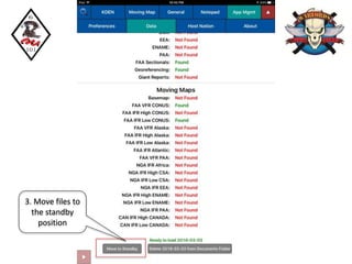 3. Move files to
the standby
position
 