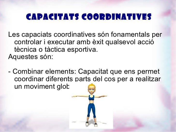 Resultat d'imatges de capacitats coordinatives