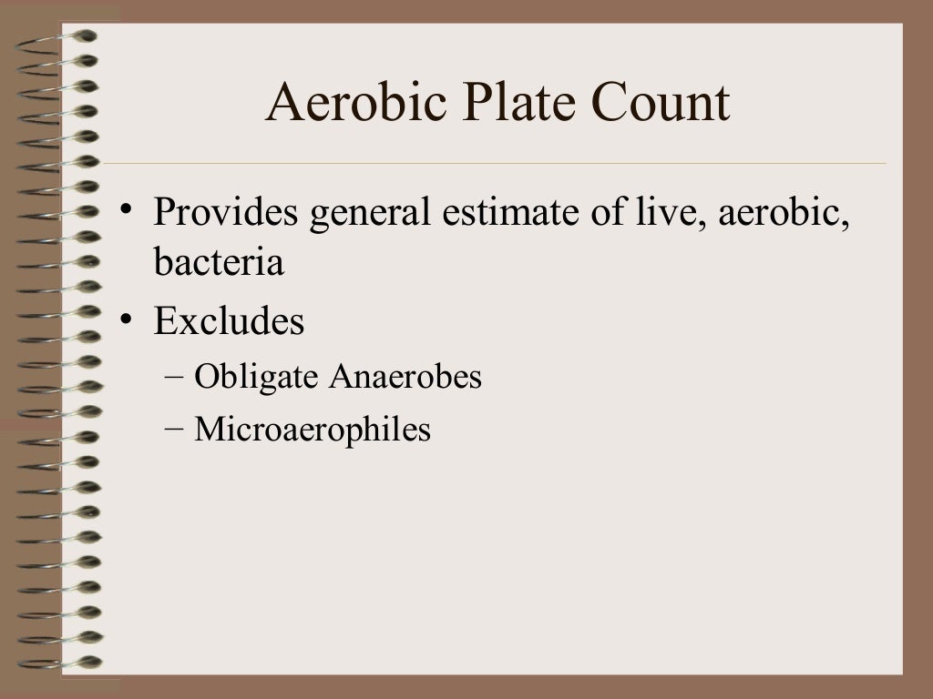 Aerobic plate count,