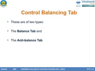 Aerodynamics presentation on flight controls | PPT