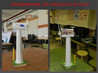 AEROGENERADOR EJE HORIZONTAL DE PALAS
 