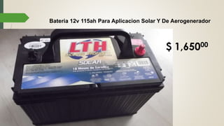 Bateria 12v 115ah Para Aplicacion Solar Y De Aerogenerador
$ 1,65000
 