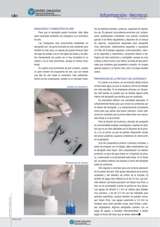 3                                                                                Información técnicaTÉCNICAS DE AEROGRAFÍA...