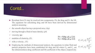 Aero & hydrodynamic properties | PPTX