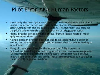 Aeronautical Decision Making And Risk Management For Pilots | PPTX