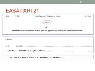 EASA PART21
9
 