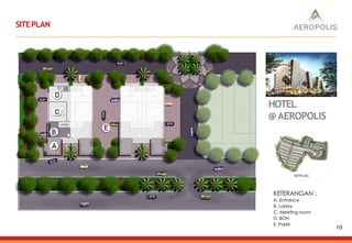 SITEPLAN
HOTEL
@ AEROPOLIS
10
 
