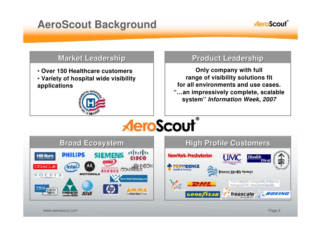 Aeroscout Healthcare