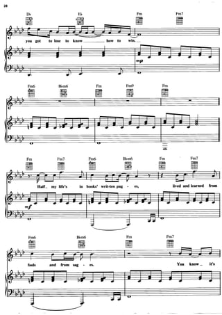Aerosmith dream on Partitura PIANO
