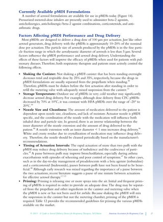 A Guide to Aerosol Delivery Devices for Respiratory Therapists | PDF