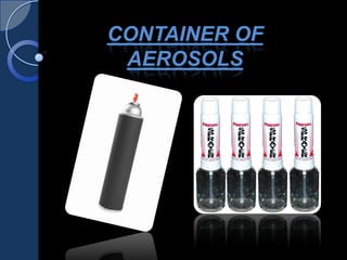 CONTAINER OF
AEROSOLS
 