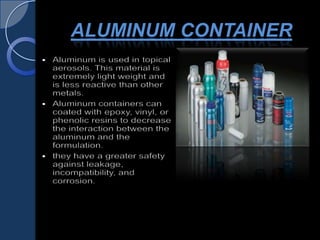 ALUMINUM CONTAINER
 