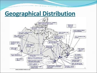 Geographical Distribution www.aviation-news.co.uk  