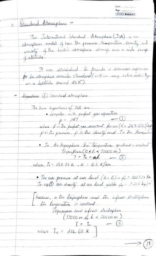 Aerospace engineering - Introduction Notes | PDF