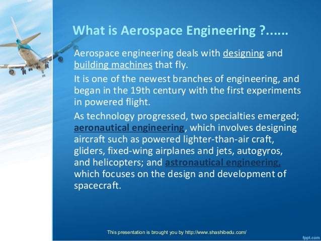 what is aerospace engineering