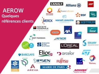 AEROW
Quelques
références clients
 