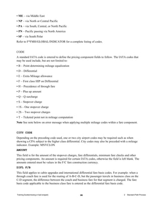 Iata Usg Variation Code Sabre GDS Reservation system and ticketing 2 | PDF