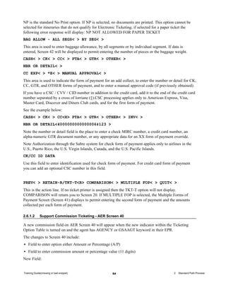 Sabre GDS Reservation system and ticketing 2 | PDF