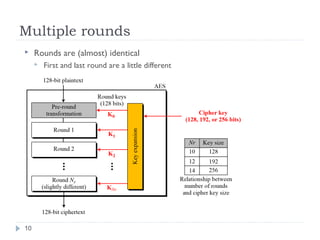 Multiple rounds
10
 Rounds are (almost) identical
 First and last round are a little different
 