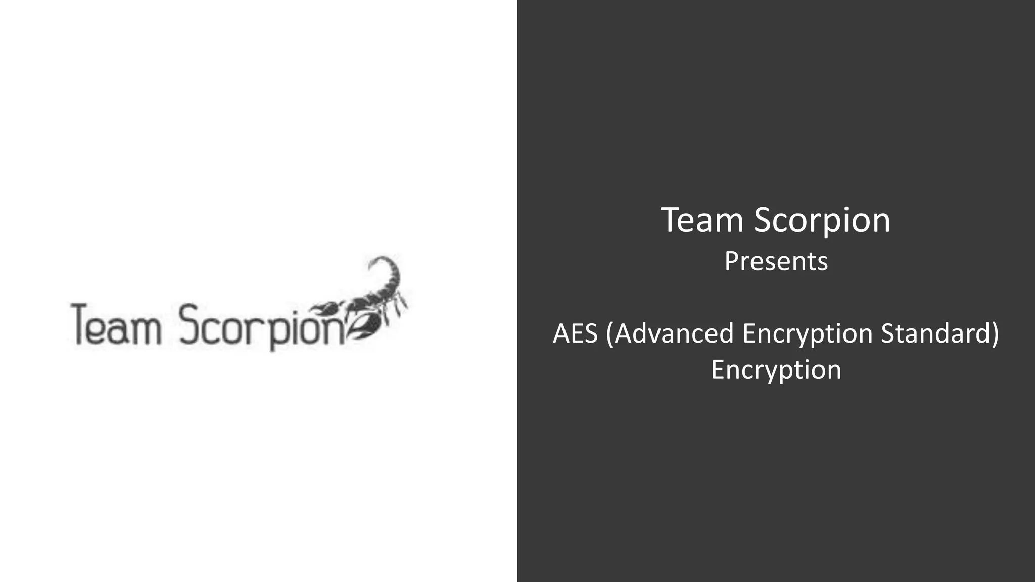 AES Encryption | PPTX