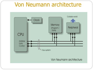 Von Neumann architecture
 
