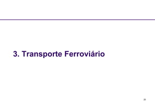 20 
3. Transporte Ferroviário 
 