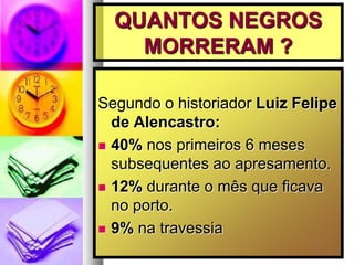 8.330.0005.000.000sobreviventes4.400.000Sobreviventes4.000.000Sobreviventes2.000.000sobreviventes3.330.000   600.000   400.0002.000.000No Apresamento1º seis mês.No embarqueNa travessia1º ano no Br.DEMONSTRATIVO
