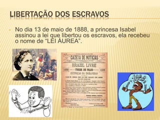 A escravidão no brasil colônia