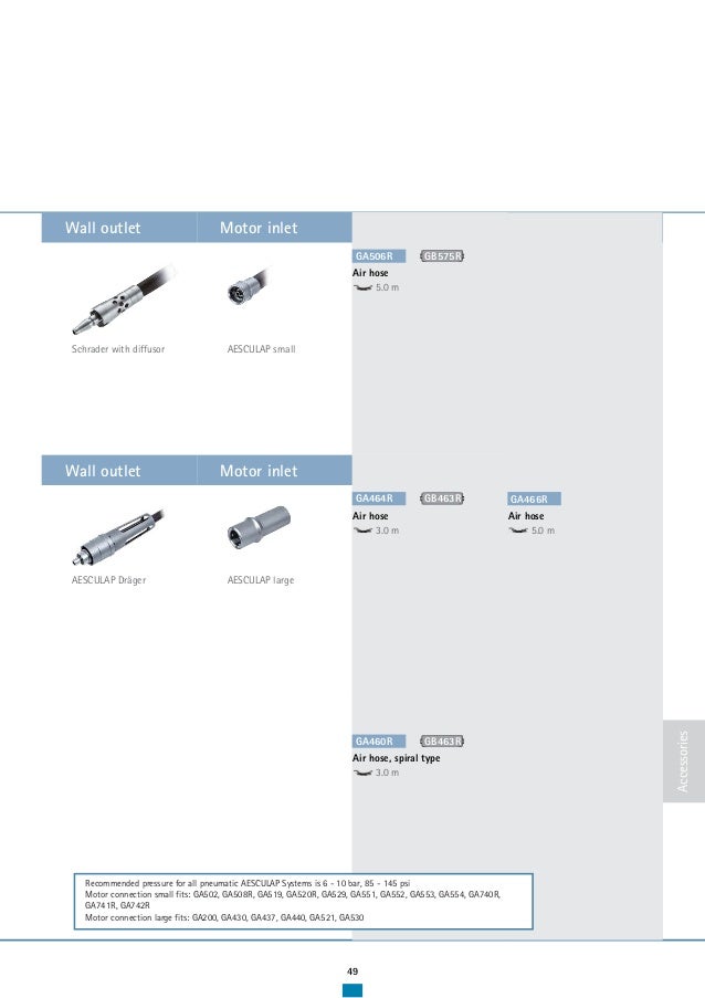 Aesculap power systems catalogue 2014