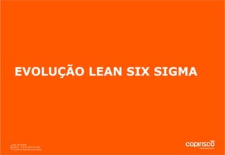 EVOLUÇÃO LEAN SIX SIGMA 