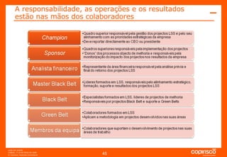 A responsabilidade, as operações e os resultados estão nas mãos dos colaboradores 