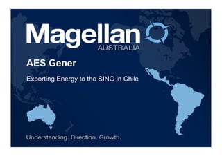 AES Gener
Exporting Energy to the SING in Chile
 