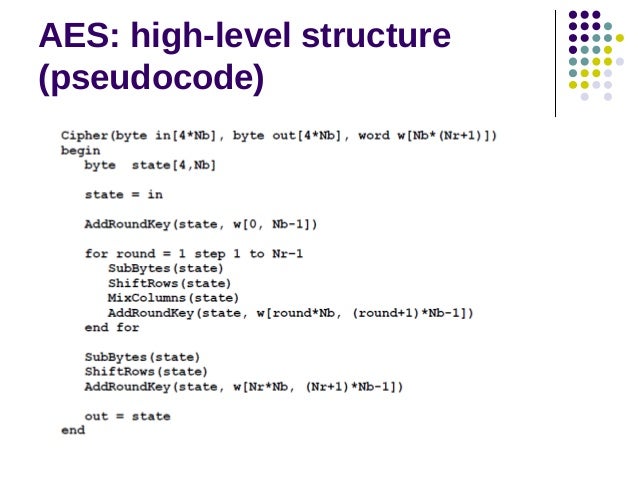 AES effecitve software implementation