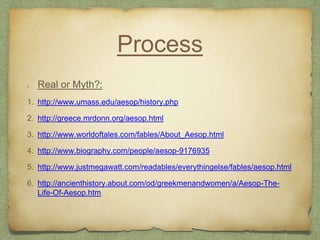 Aesop WebQuest PowerPoint | PPT
