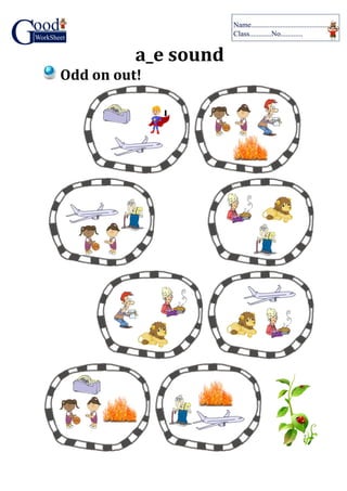 Phonics A e sound 1 | PDF