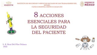 Acciones Esenciales Para la Seguridad del paciente (AESP) | PPTX