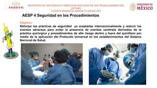 Acciones Esenciales Para la Seguridad del paciente (AESP) | PPTX