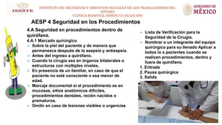 Acciones Esenciales Para la Seguridad del paciente (AESP) | PPTX