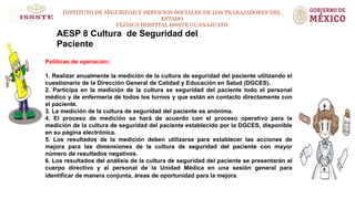 Acciones Esenciales Para la Seguridad del paciente (AESP) | PPTX