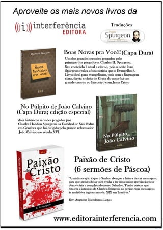 Projeto Spurgeon A Espada e a Espatúla Março de 2012 
14 
 