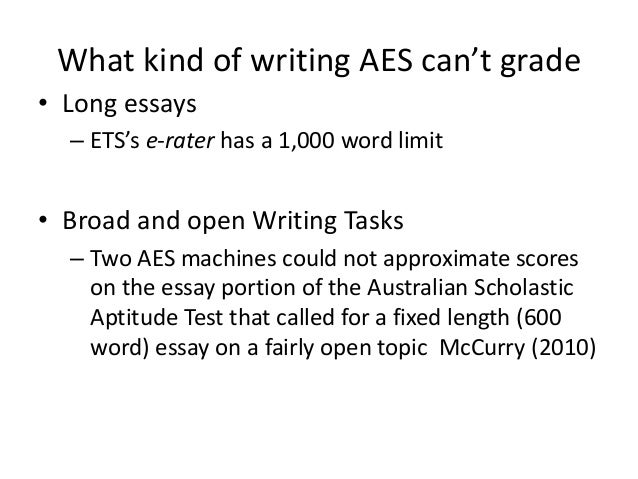 Does essay rater work