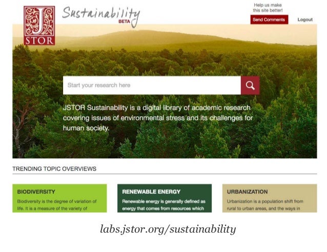 photo Jstor Logout slideshare