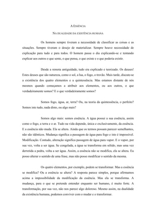 A Essência