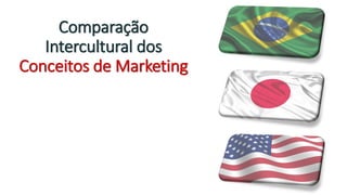 Comparação
Intercultural dos
Conceitos de Marketing
 
