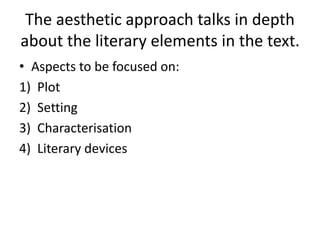 Aesthetic Based Approach | PPTX