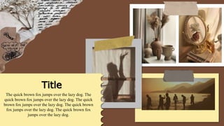 Title
The quick brown fox jumps over the lazy dog. The
quick brown fox jumps over the lazy dog. The quick
brown fox jumps over the lazy dog. The quick brown
fox jumps over the lazy dog. The quick brown fox
jumps over the lazy dog.
 