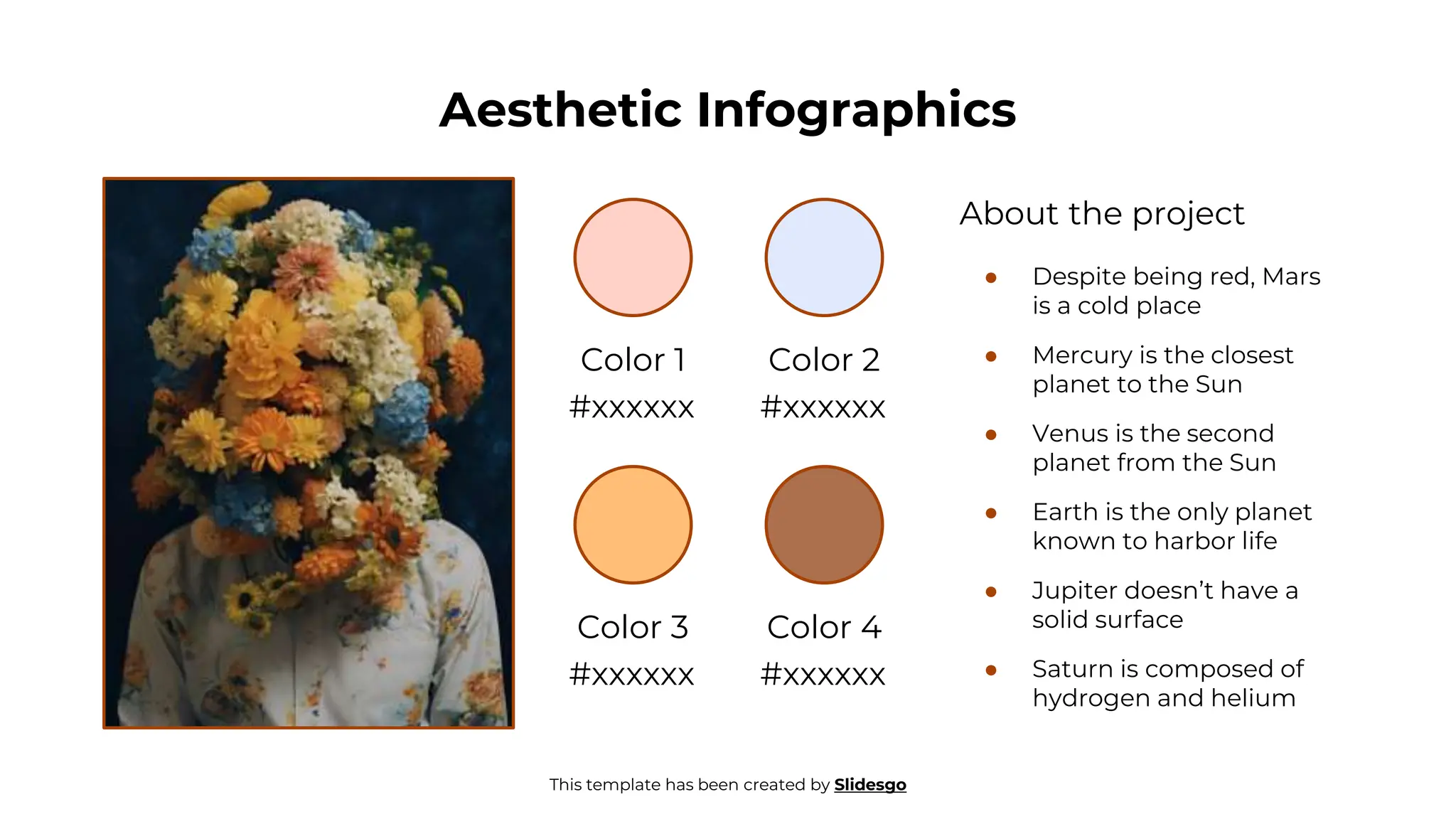 aesthetic infographics slidego here is where this template begins PPT