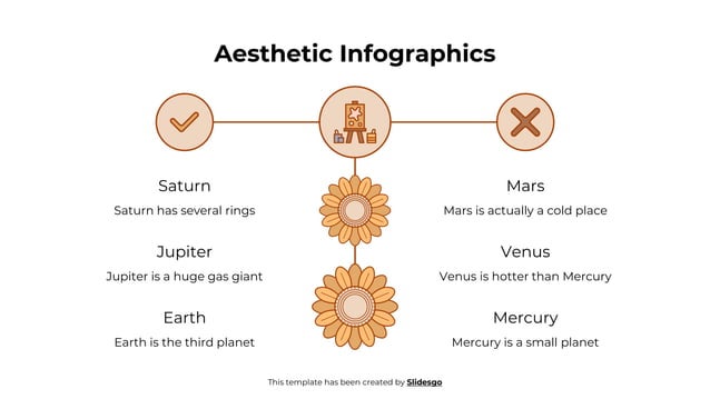 aesthetic infographics slidego here is where this template begins PPT