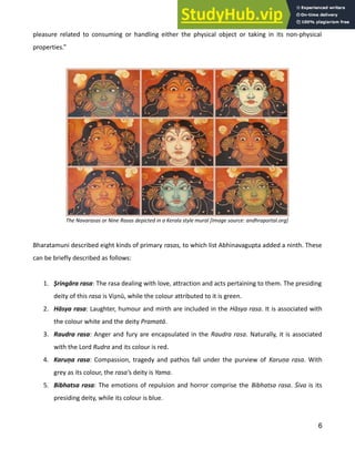 Aesthetics In Indian Art | PDF